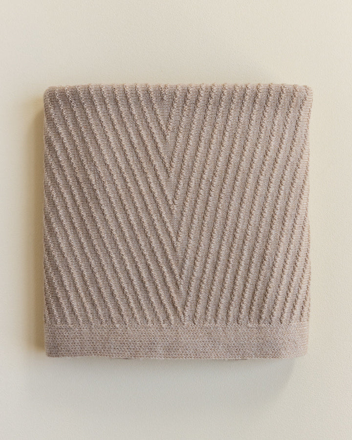 Akira - Merino Wool Baby Blanket-Blankets-Hvid-5404027801209-Sand-Stardust-Store