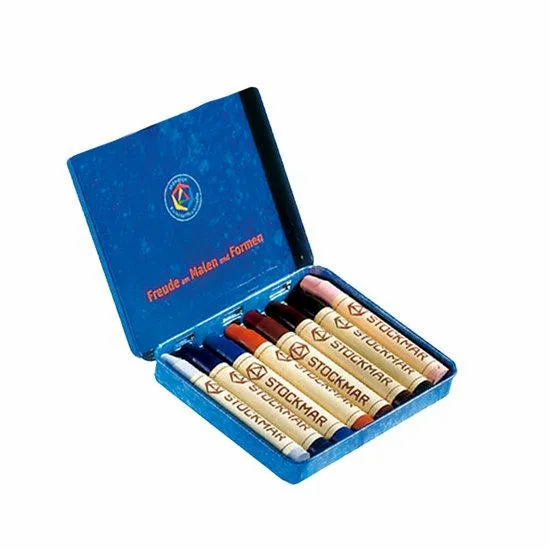 Stockmar Beeswax Crayons, 8 Sticks