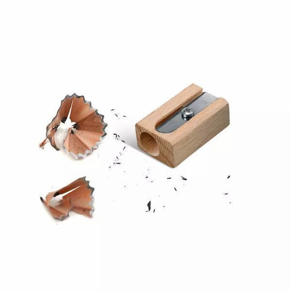 Lyra Wooden Pencil Sharpener - Single Hole-Pencil Sharpeners-Lyra-4084900410615-Stardust-Store