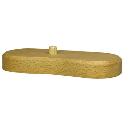 Wooden tree support on a white background