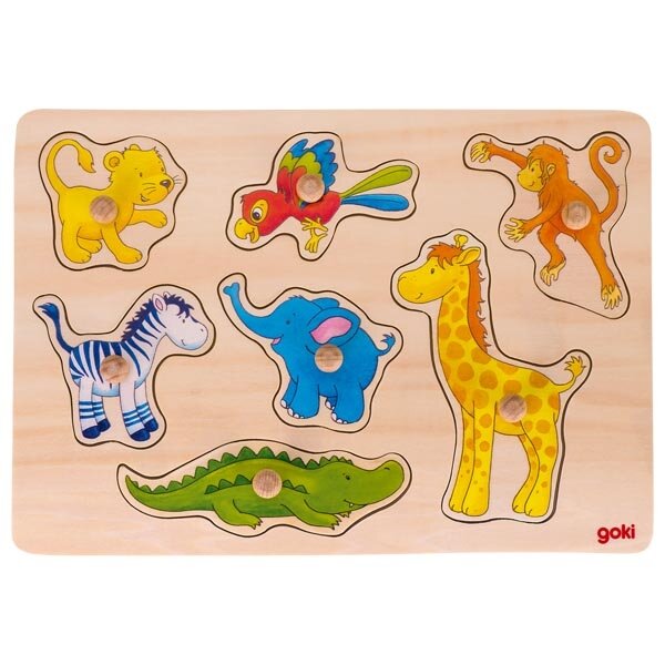 Puzzle with Hidden Pictures - Wild Animals