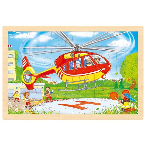 Jigsaw Puzzle - Helicopter/Fire Engine