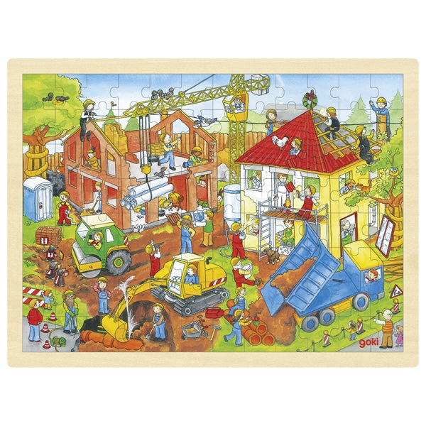 Jigsaw Puzzle 96 Pieces - Building Site