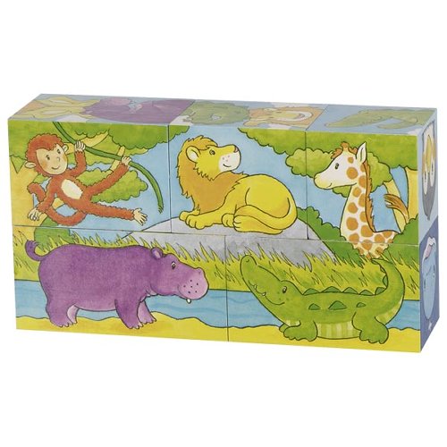 Cube Puzzle - Safari and Artic (5 Pieces)