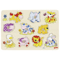 Wooden Lift-Out Puzzle – Baby Animals II (10 Pieces)