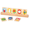 Daily Routine Cards for Children with Card Holder