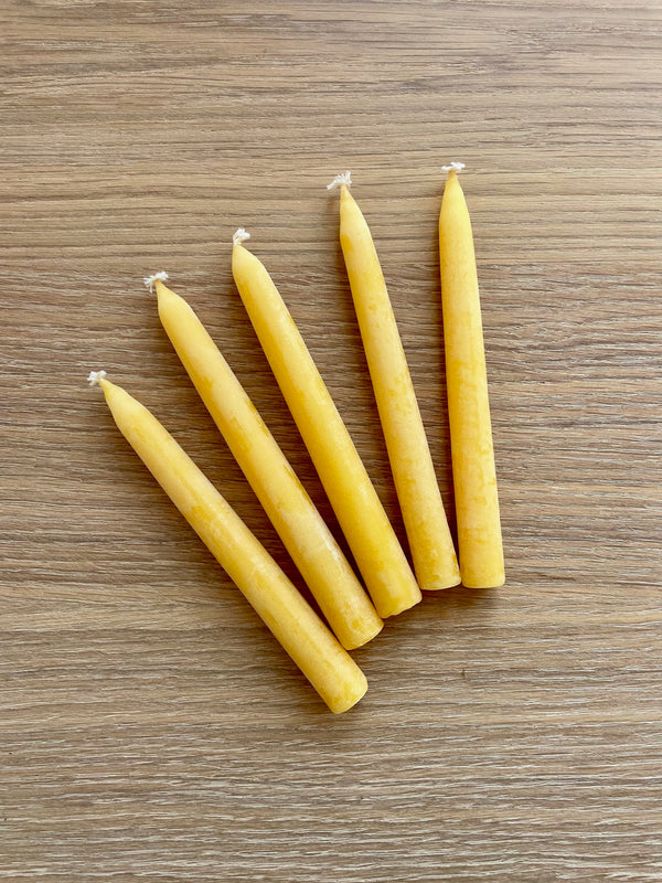 Beeswax Birthday Candles - Individual