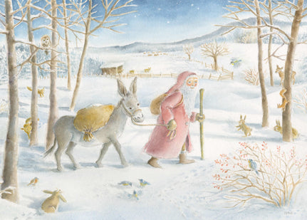 Santa and his Donkey - Advent Calendar