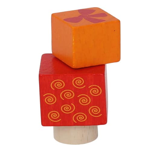 Decoratief figuur - Rode en oranje geschenken