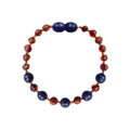 Amber Baby & Toddler Bracelet - Cognac • Lapis Lazuli