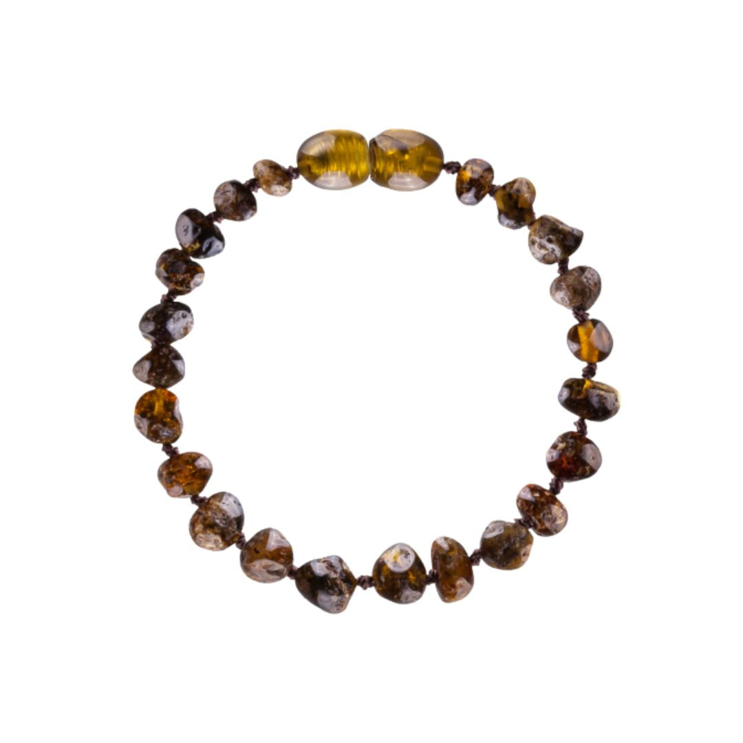 Amber Baby & Toddler Bracelet - Green