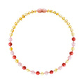 Amber Baby & Toddler Necklace - Lemon • Rose Quartz • Coral