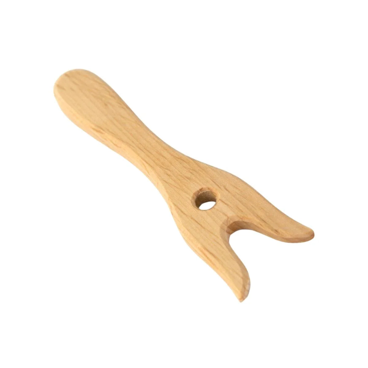 Gluckskafer Wooden Lucet Braiding Fork for Viking Cords and Medieval Rope Making