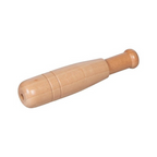 Wooden duck whistle on a white background