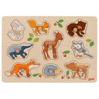 Wooden Lift-Out Puzzle - Forest Animals (9 Pieces)
