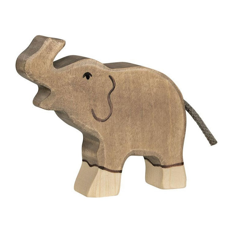 Baby Elephant Trunk Raised
