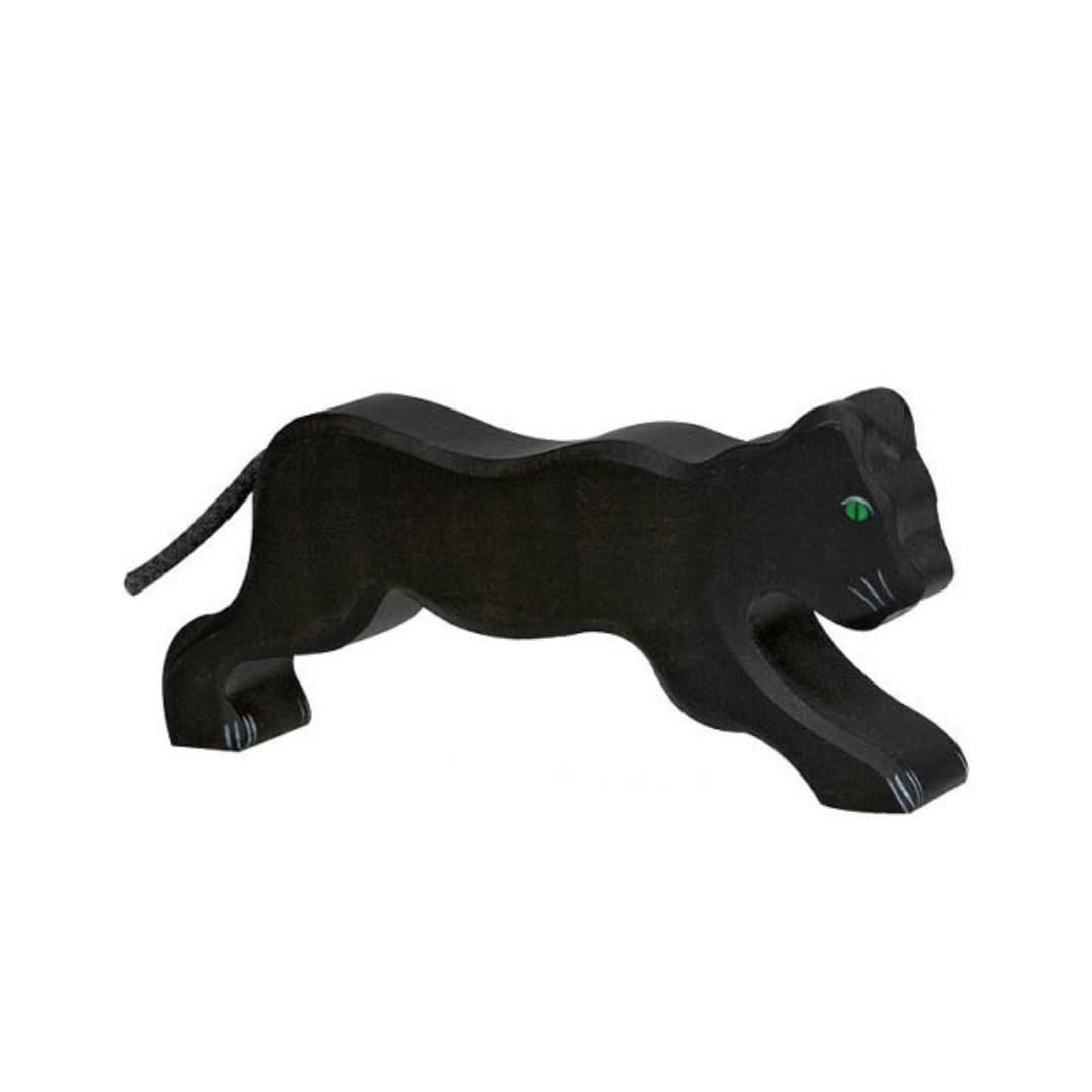 Black panther figurine 