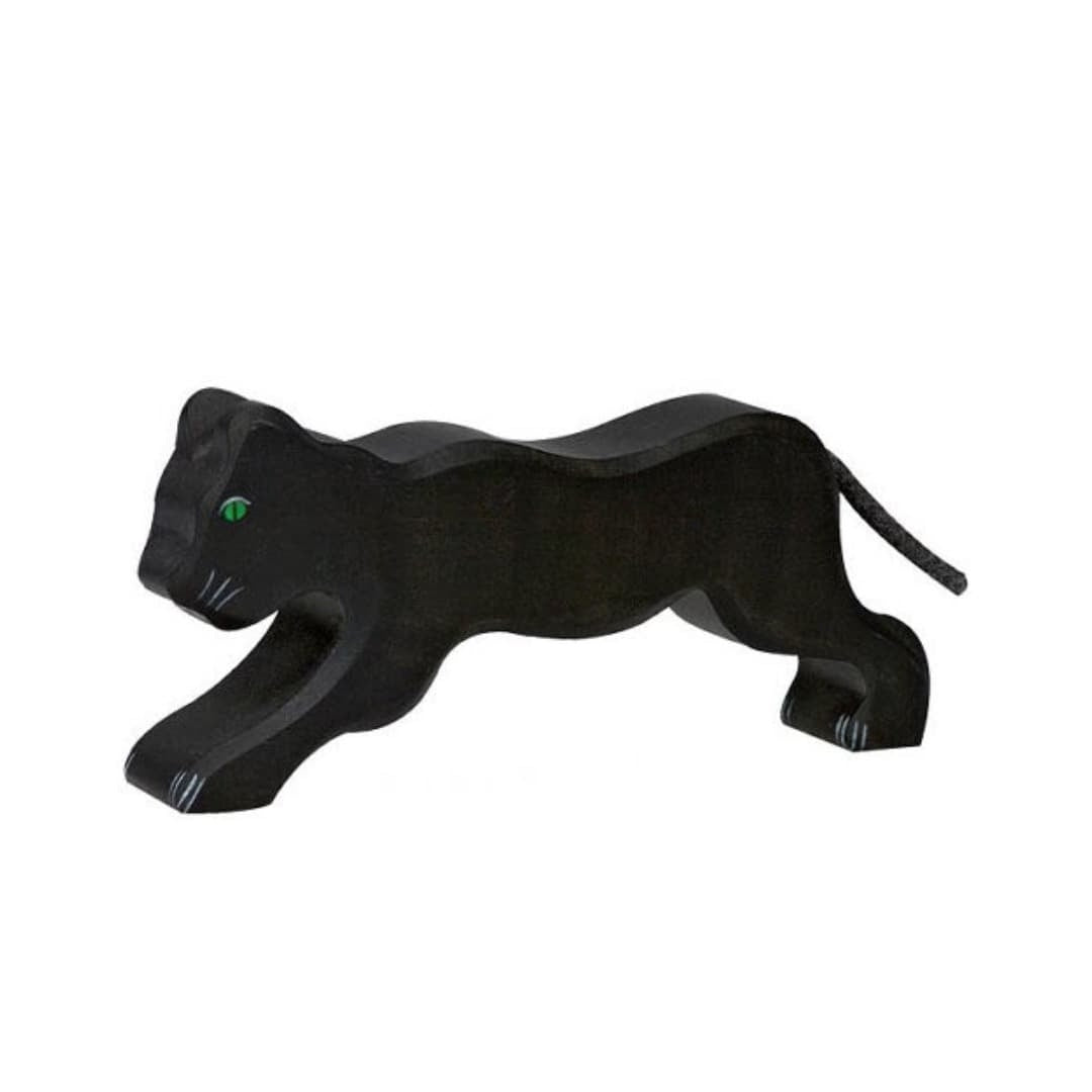 Black panther figurine 