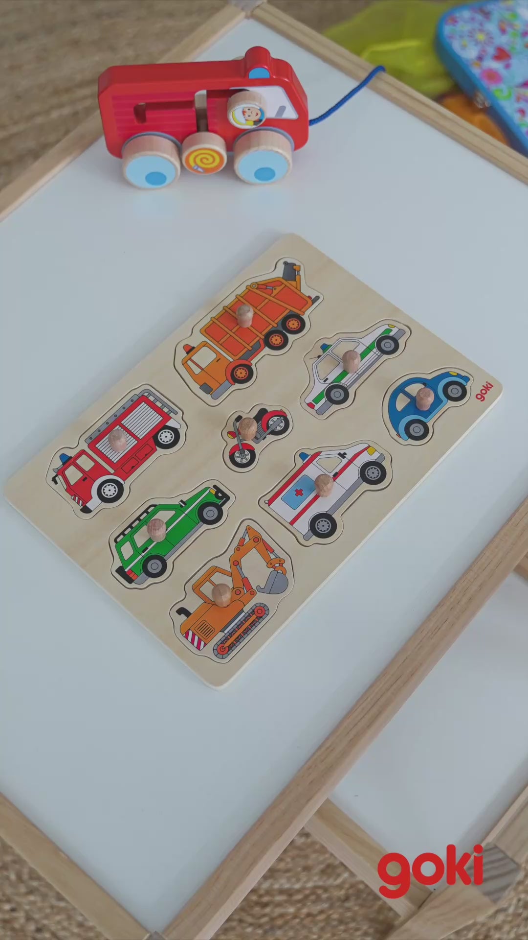Lift-Out Puzzle - Means of Transport (8 Pieces)