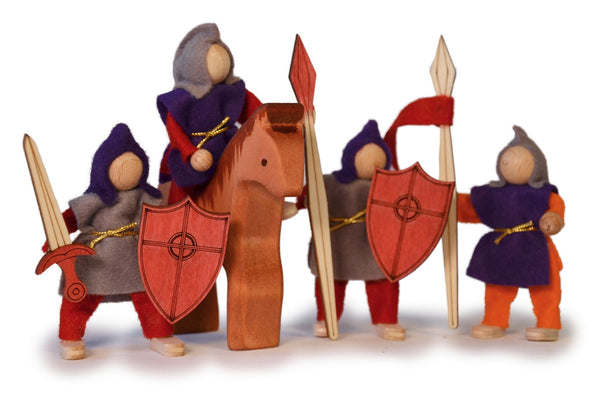 Knight Set - 5 Pieces with Horse