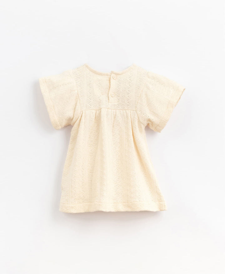 Short Sleeve Dress in Organic Cotton-Dresses-Play Up-12 MONTHS-Stardust-Store