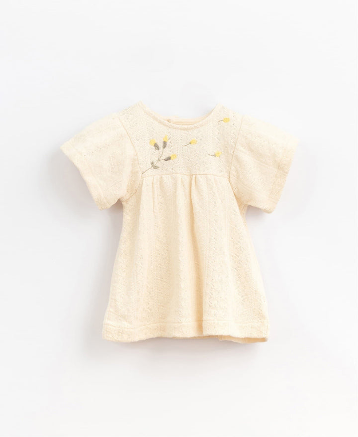 Short Sleeve Dress in Organic Cotton-Dresses-Play Up-12 MONTHS-Stardust-Store