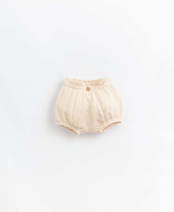 Puffy shorts in organic cotton | Basketry-Shorts-Play Up-12 MONTHS-Stardust-Store