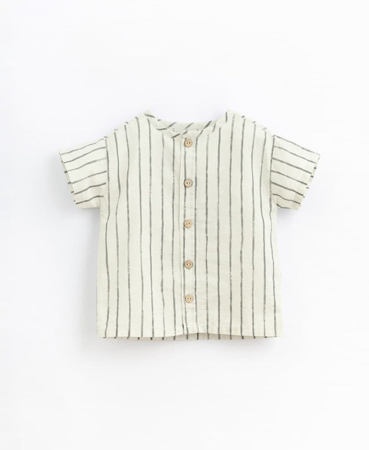 Shirt in Blend of Natural Fibers-Shirt-Play Up-4 Y-Stardust-Store