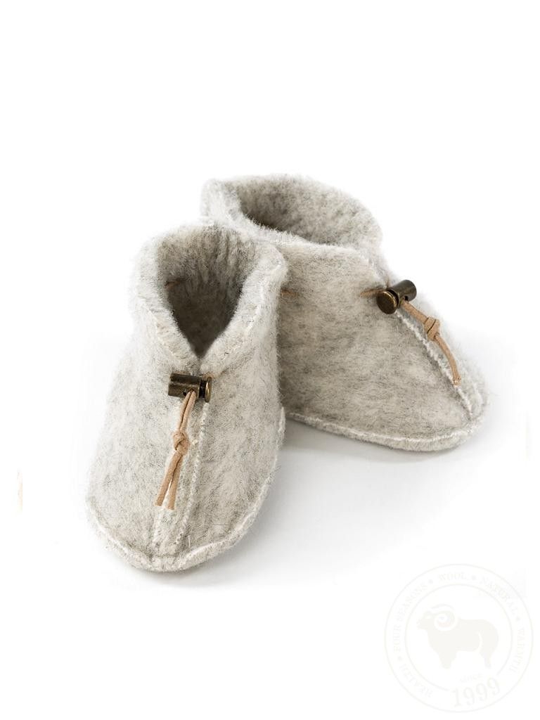 Baby Booties Emo - Light Grey