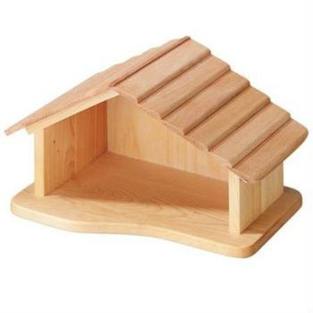 Gluckskafer Wooden Stable / Nativity Crib / Doll House-Dollhouses-Glückskäfer--Stardust-Store