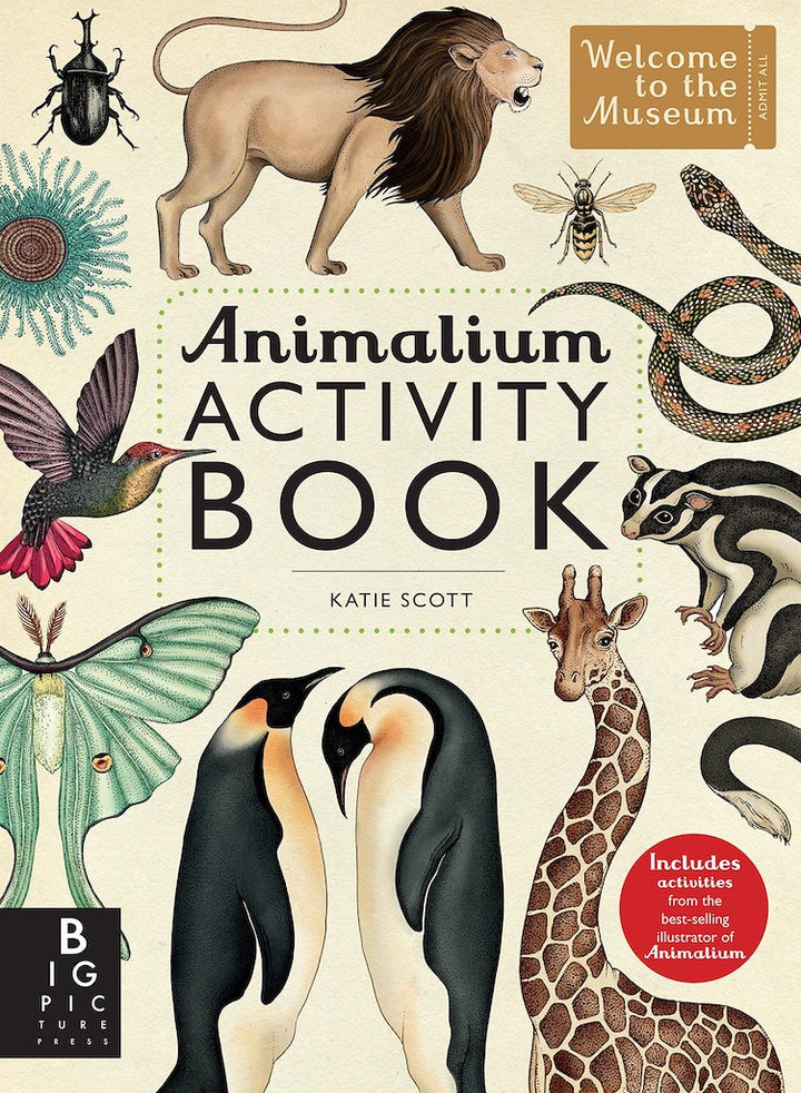 Animalium Activity Book by Katie Scott-Activity Books-Books-9781783703432-Stardust-Store