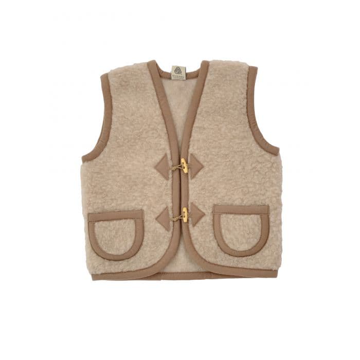 Alpen Vest Wool-Outerwear-Alwero-5902944725962-Beige-3 (2-3 y - 92-98cm)-Stardust-Store