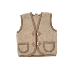 Alpen Vest Wool-Outerwear-Alwero-5902944725962-Beige-3 (2-3 y - 92-98cm)-Stardust-Store