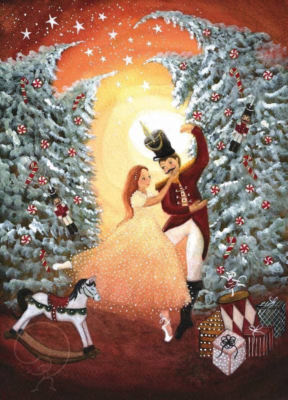 The Nutcracker - Postcard-Advent & Christmas Postcards-Bijdehansje--Stardust-Store