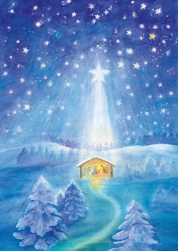 Dorothea Schmidt Birth of Christ - Postcard-Advent & Christmas Postcards-Waldorf Postcards-4251055437228-Stardust-Store