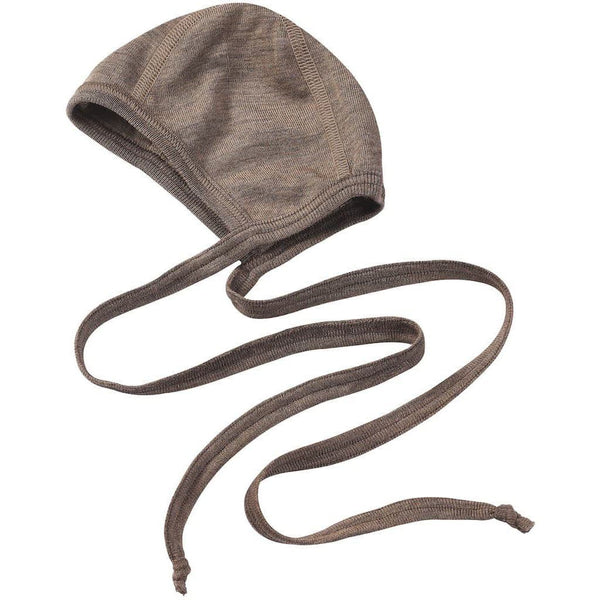 Wool and Silk Bonnet-Baby & Toddler Hats-Engel Natur-4046304166536-Walnut-0-3 Months (50-56 cm)-Stardust-Store