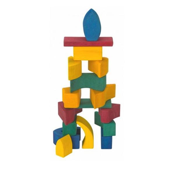 Gluckskafer Colourful Wooden Blocks-Building Toys-Glückskäfer-4038162521459-Stardust-Store