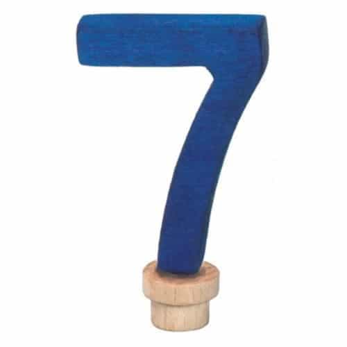 Wooden Birthday Numbers-Birthday-Glückskäfer-Number 7-Stardust-Store