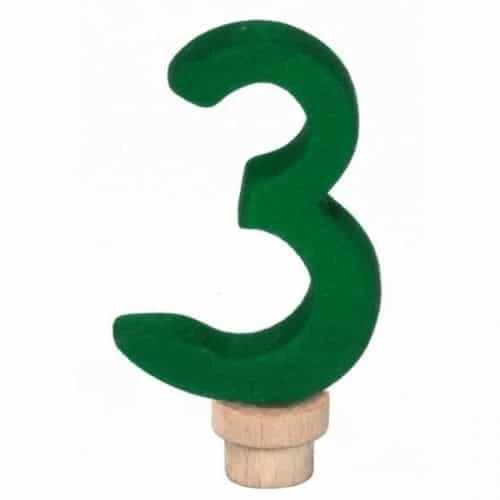 Wooden Birthday Numbers-Birthday-Glückskäfer-Number 3-Stardust-Store