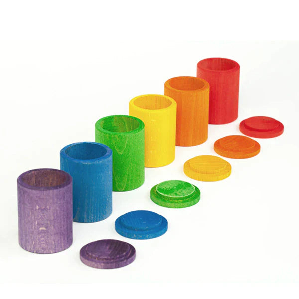 6 Cups with Lid - Rainbow-Toys-Grapat-8436580870214-Stardust-Store