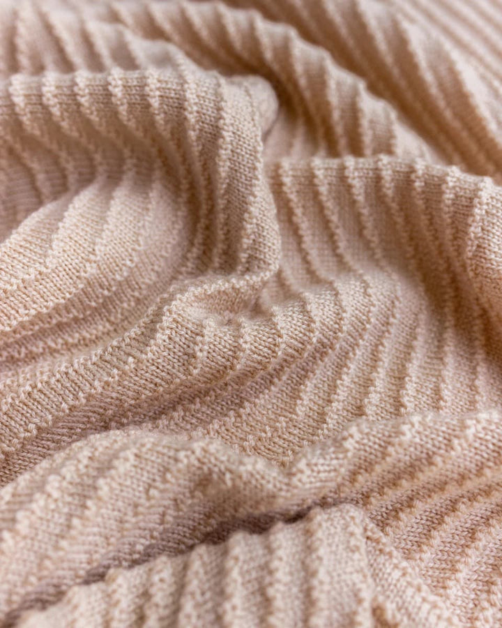 Akira - Merino Wool Baby Blanket-Blankets-Hvid-5404027800042-Apricot-Stardust-Store