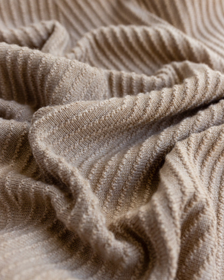 Akira - Merino Wool Baby Blanket-Blankets-Hvid-5404027800042-Apricot-Stardust-Store