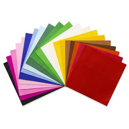 Japanese Silk Paper Rainbow Coloured - Small-Silk Paper-Mercurius-240 Sheets-Stardust-Store