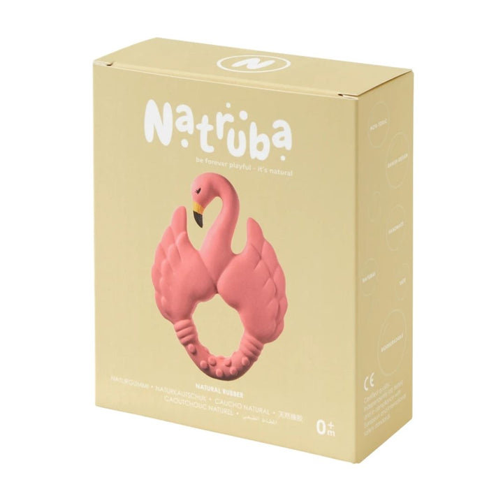 Natruba Teether - Flamingo-Pacifiers & Teethers-Natruba-710535559859-Stardust-Store