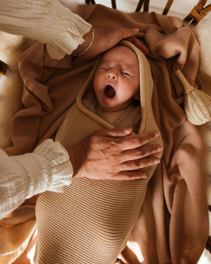 Baby Cocoon - 100% Merino Wool-Baby & Toddler Sleepwear-Hvid-5404027800967-Sand-Stardust-Store