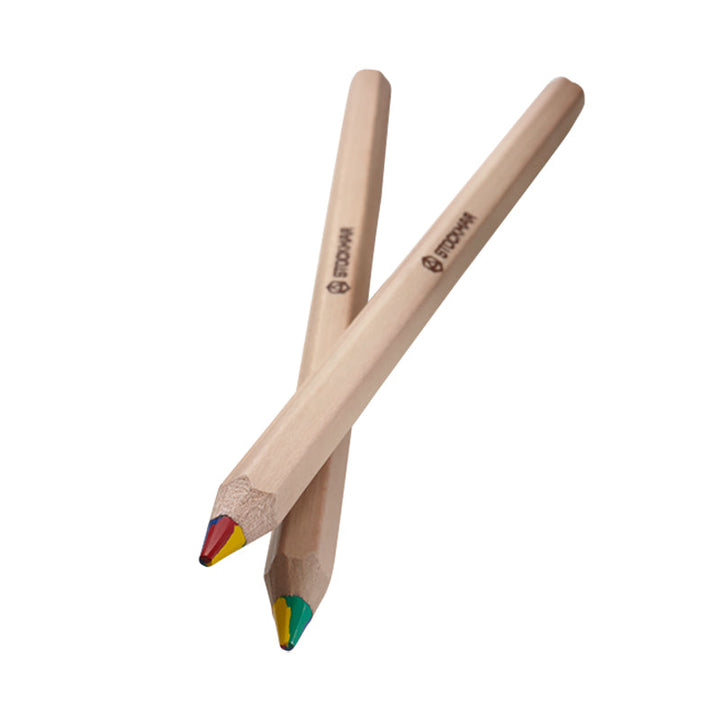 4-Colour Rainbow - Hexagonal Coloured Pencil-Wooden Pencils-Stockmar--Stardust-Store