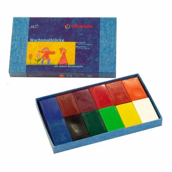 12 Beeswax Block Crayons-Crayons-Stockmar-4019365342003-Stardust-Store
