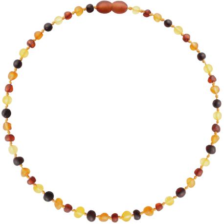 Amber Baby & Toddler Necklace-Jewellery-Amber-Raw • Multi Colour-Stardust-Store
