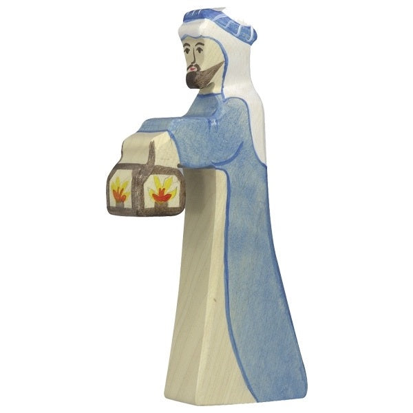 Shepherd with Lantern-Figurines-Holztiger-4013594803038-Stardust-Store