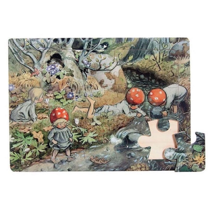 Wooden Tray Puzzle - Children of the Forest-Wooden & Pegged Puzzles-Hjelms-7393182883732-Stardust-Store